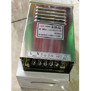 Nguồn 12V 3.2A 38W, LED POWER S-38-12