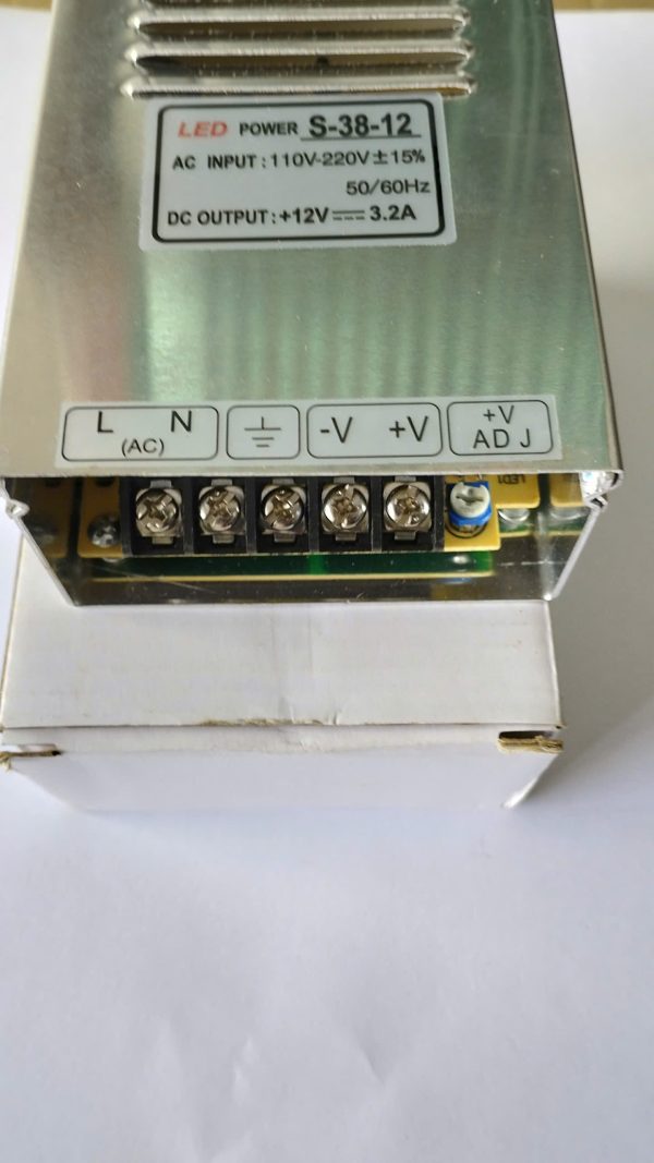 Nguồn 12V 3.2A 38W, LED POWER S-38-12 - Ảnh 2
